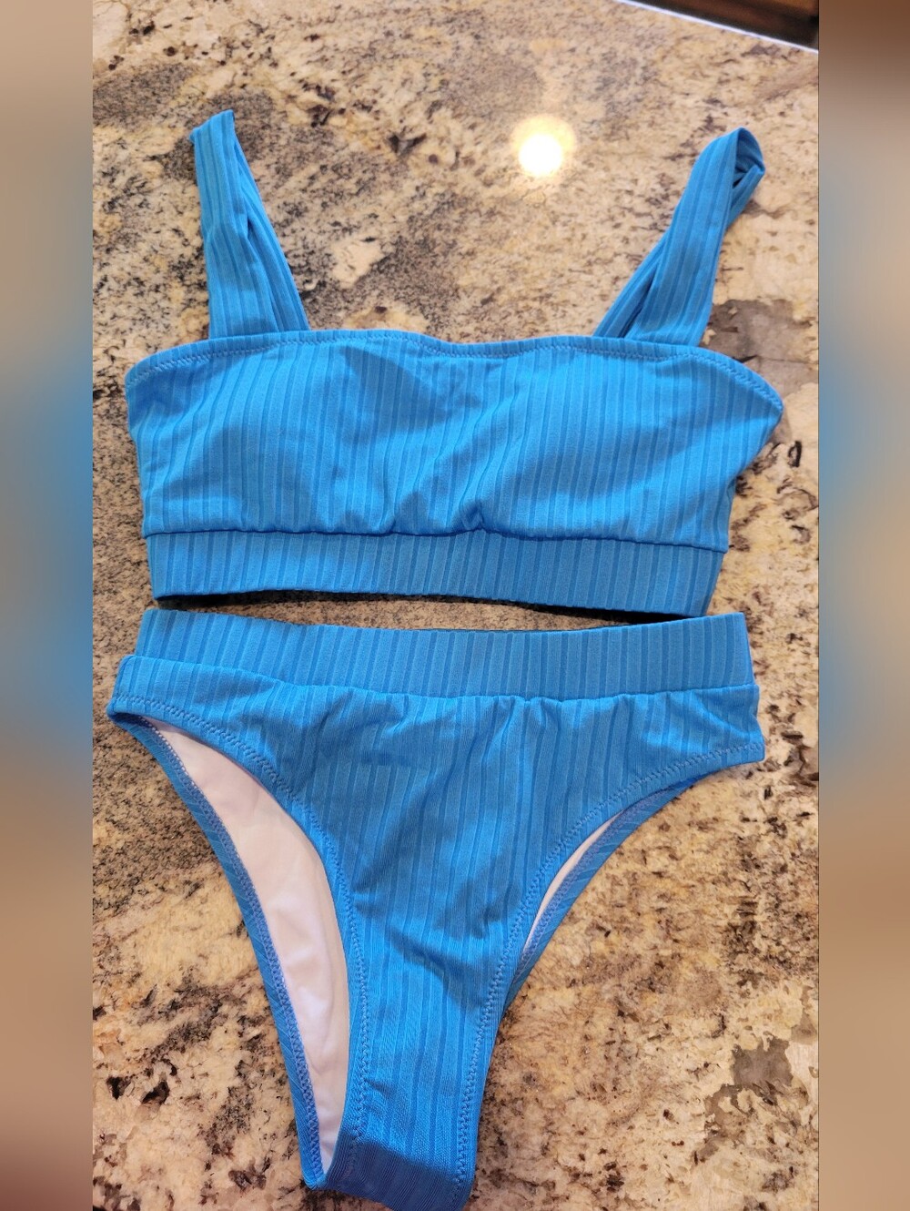 Womans Blue Swim Suit